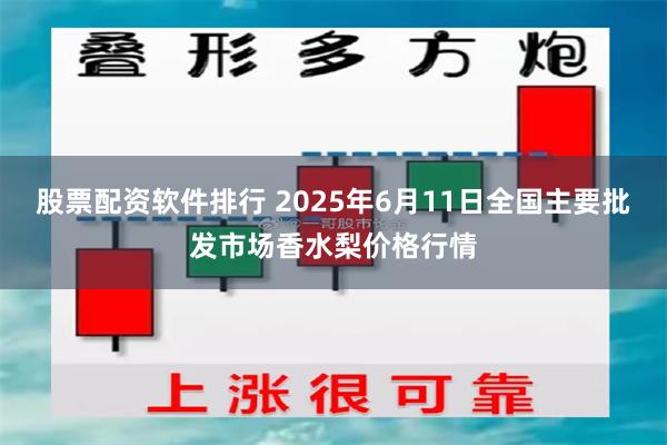 股票配资软件排行 2025年6月11日全国主要批发市场香水梨价格行情