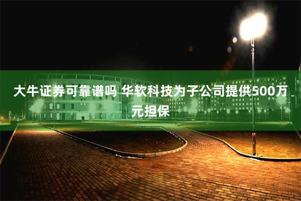 大牛证券可靠谱吗 华软科技为子公司提供500万元担保