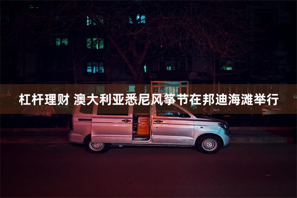 杠杆理财 澳大利亚悉尼风筝节在邦迪海滩举行